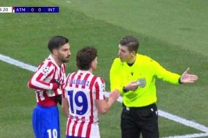 欧冠四连胜终结！国米1-2马竞 吉梅内斯补时绝杀阿尔瓦雷斯破门