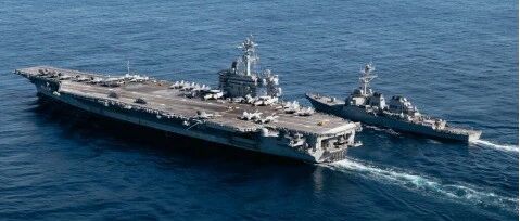 打捞南海坠机，美军换了艘航母