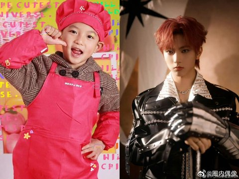 穆祉丞复刻童年照，养成系少年成长引关注